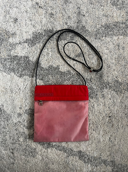 Prada SS1999 nylon & latex pouch bag