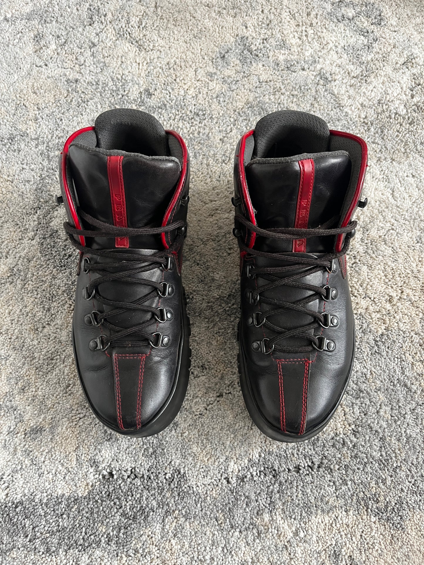 Prada 2000's leather hiking boots