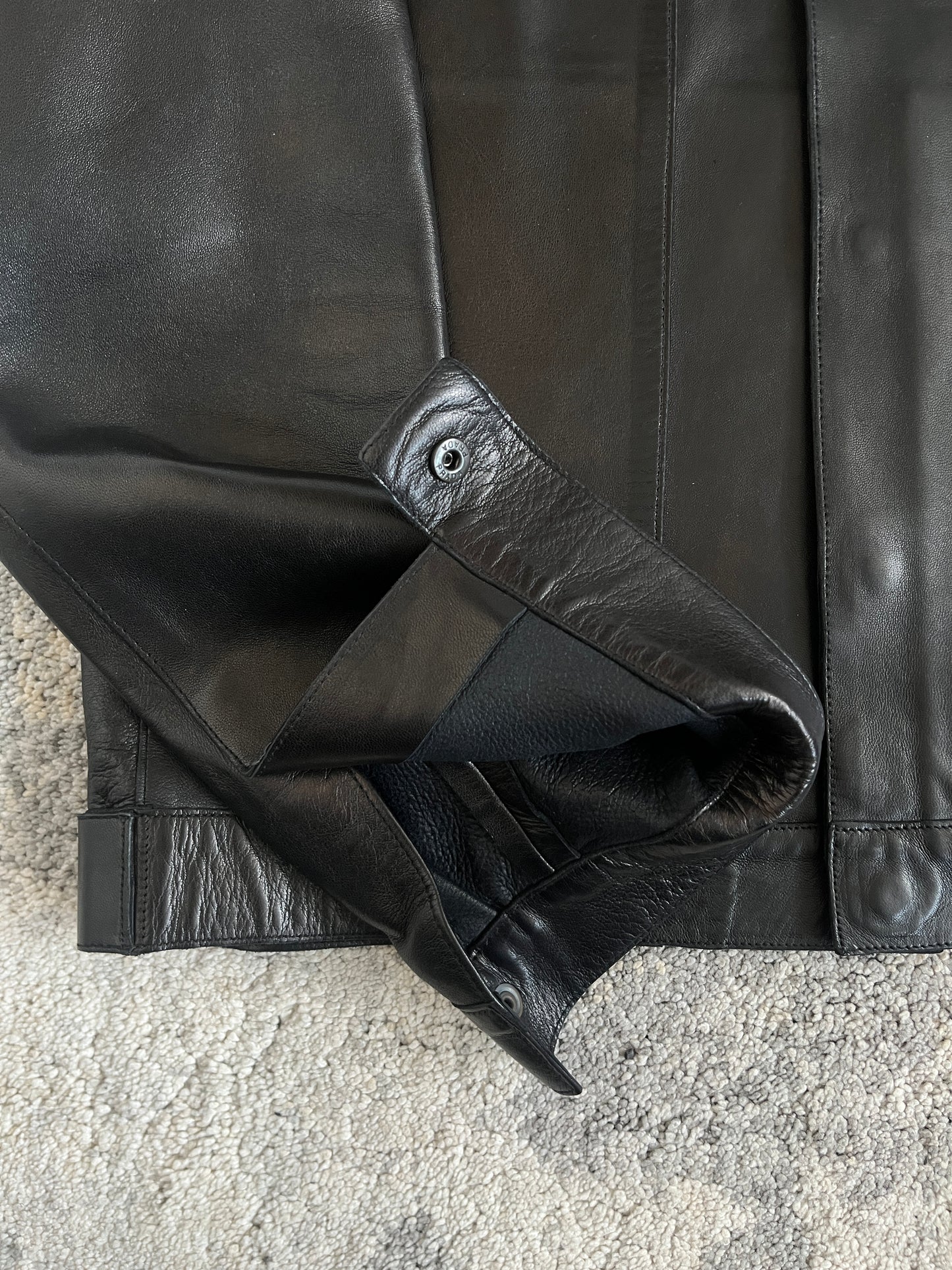 Prada SS1999 leather blazer jacket