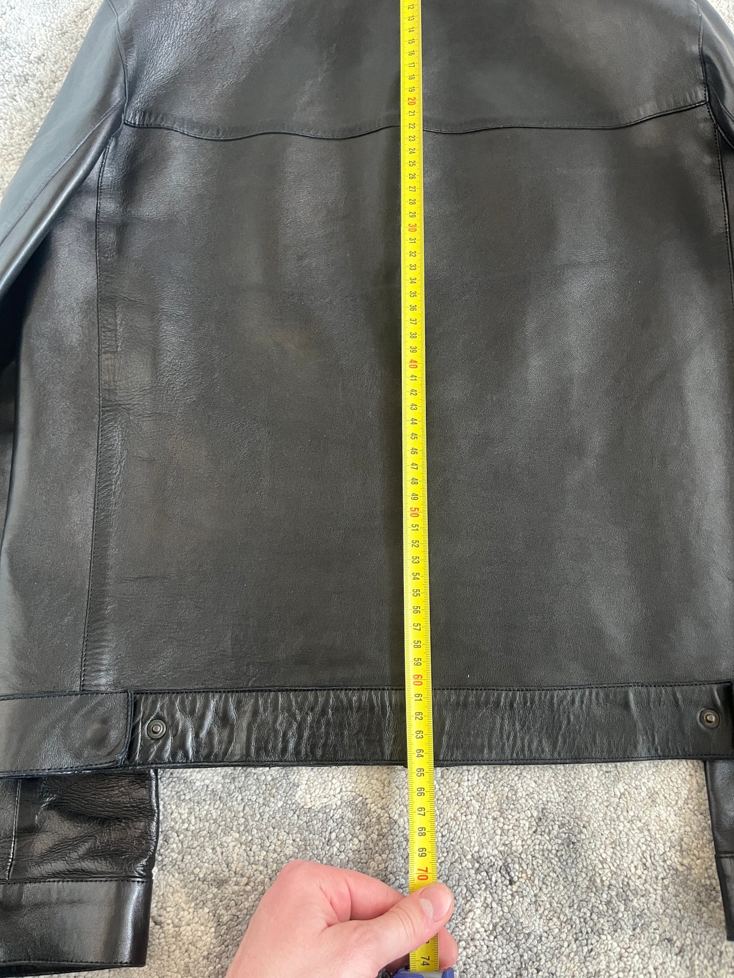 Prada SS1999 leather blazer jacket