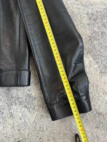 Prada SS1999 leather blazer jacket