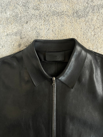 Prada SS1999 lazer cut leather jacket