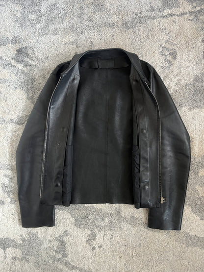 Prada SS1999 lazer cut leather jacket