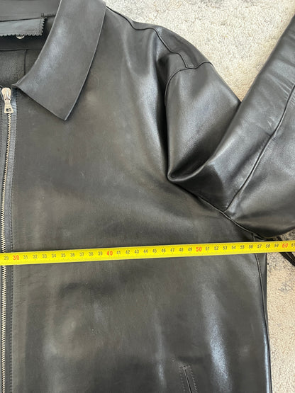 Prada SS1999 lazer cut leather jacket