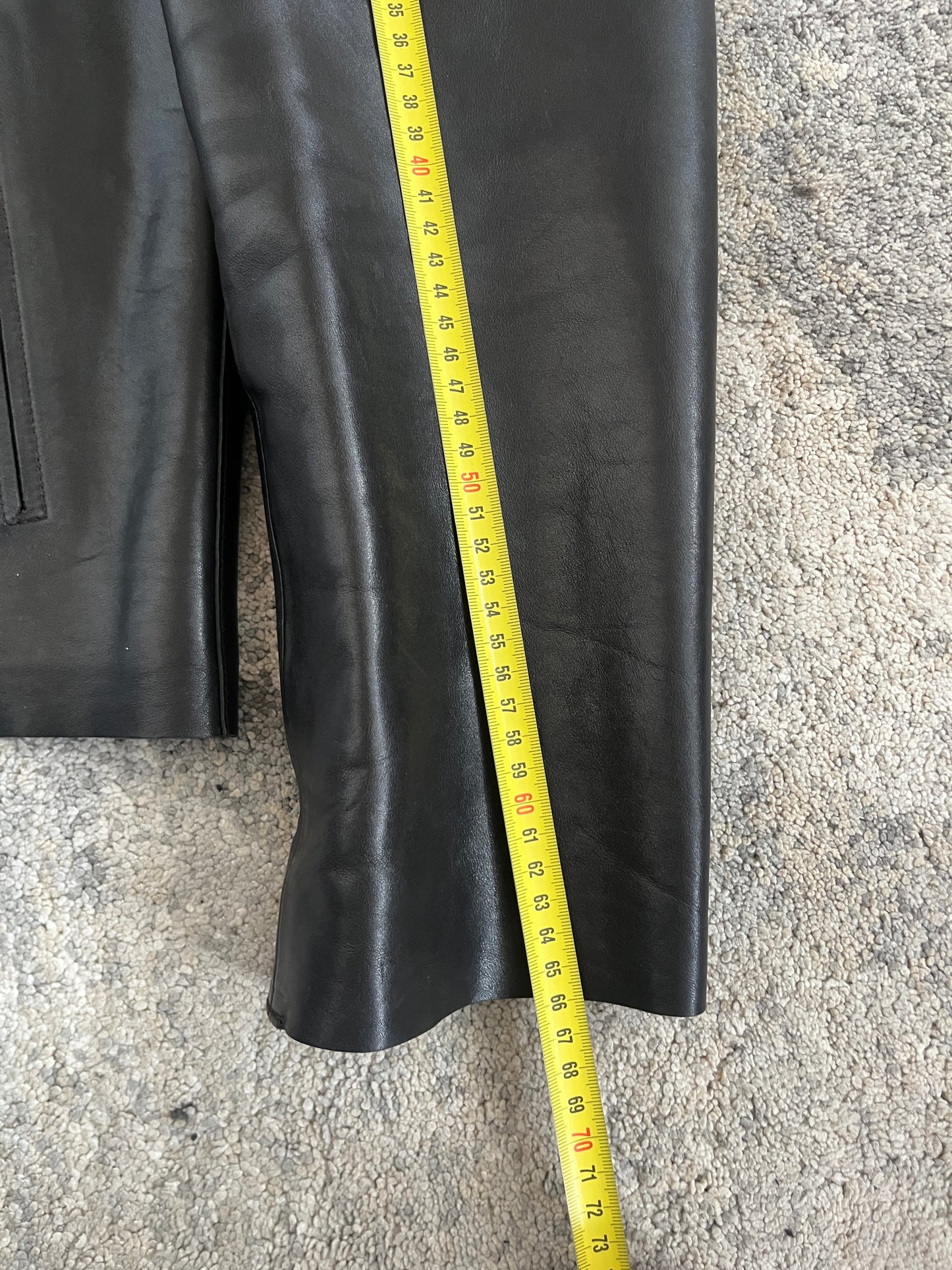 Prada SS1999 lazer cut leather jacket