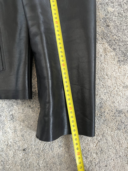Prada SS1999 lazer cut leather jacket