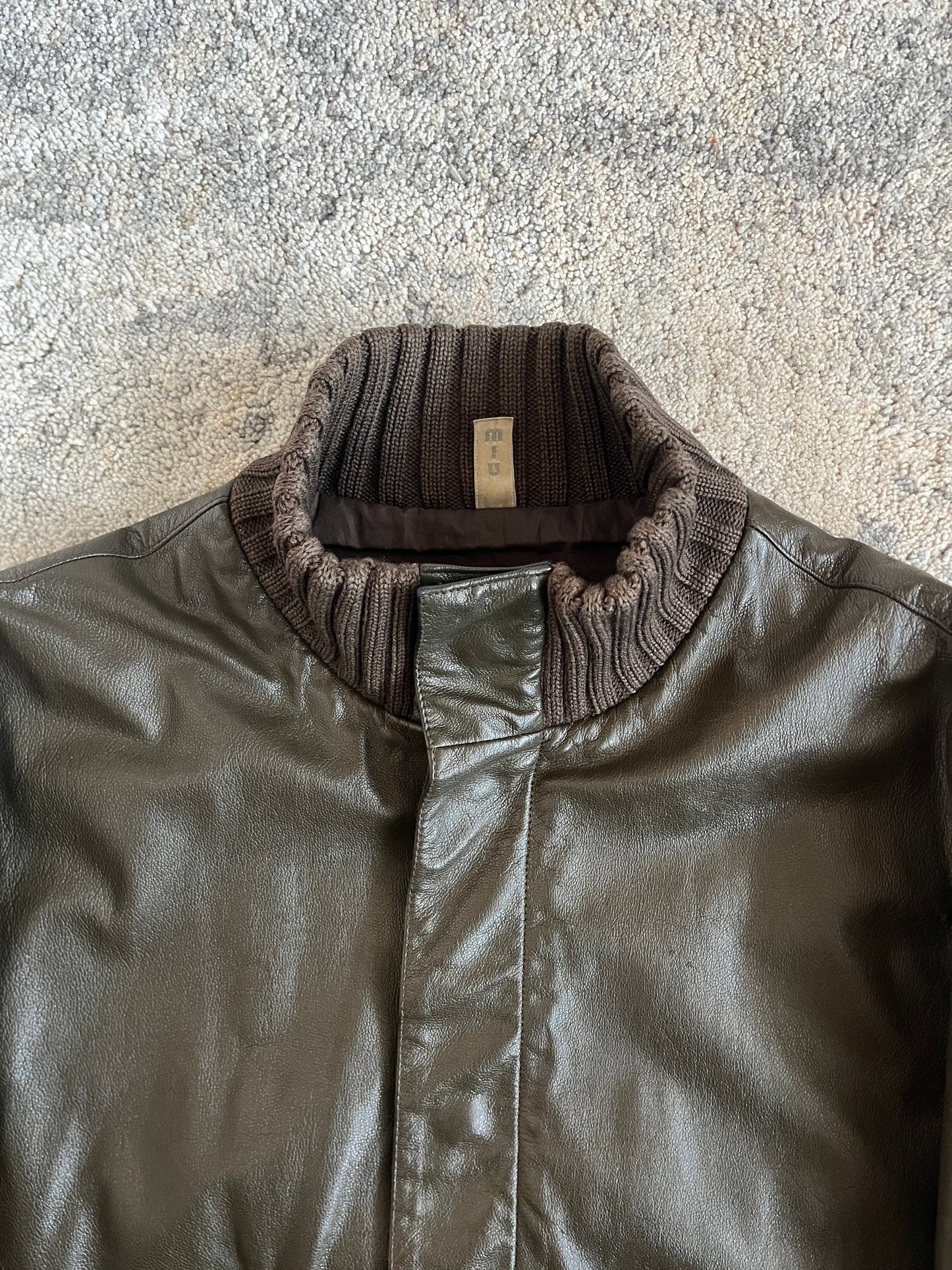 Miu Miu FW1999 Letaher jacket