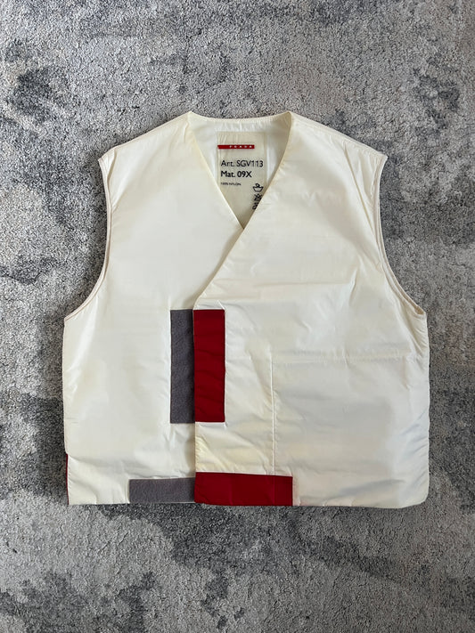 Prada SS1999 nylon kimono vest