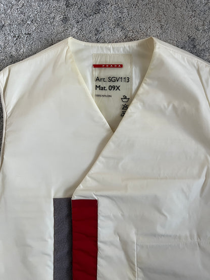 Prada SS1999 nylon kimono vest