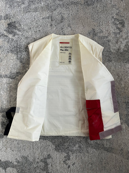 Prada SS1999 nylon kimono vest