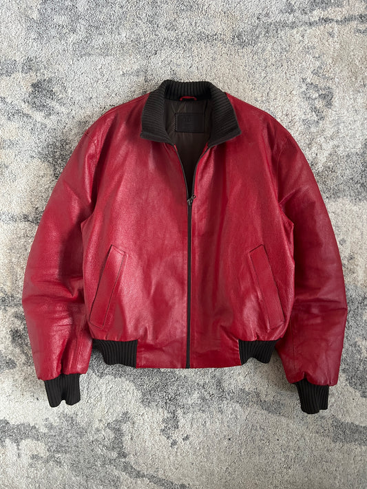 Prada FW2000 leather bomber