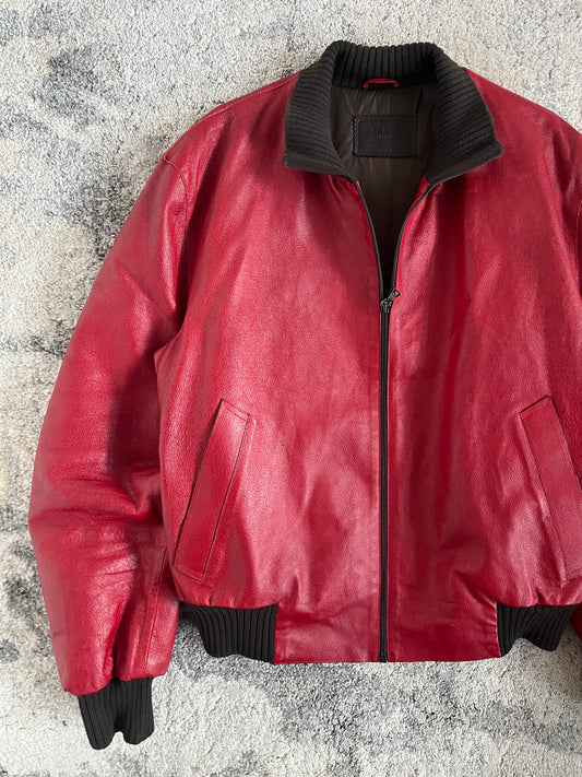 Prada FW2000 leather bomber