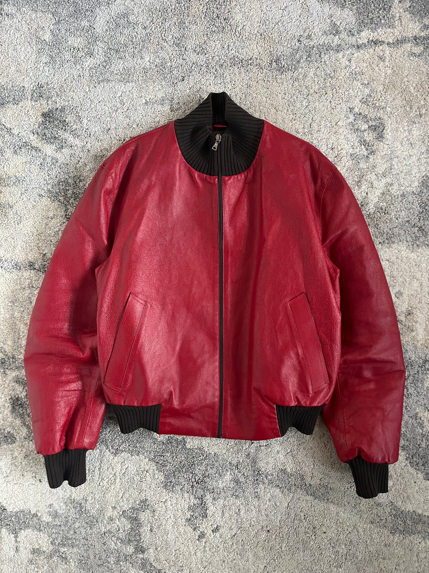 Prada FW2000 leather bomber
