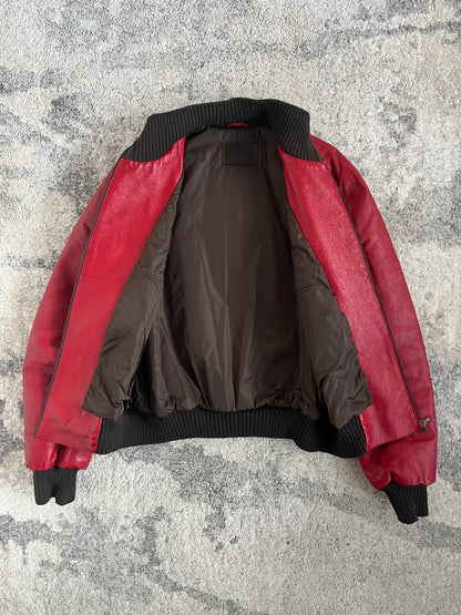 Prada FW2000 leather bomber