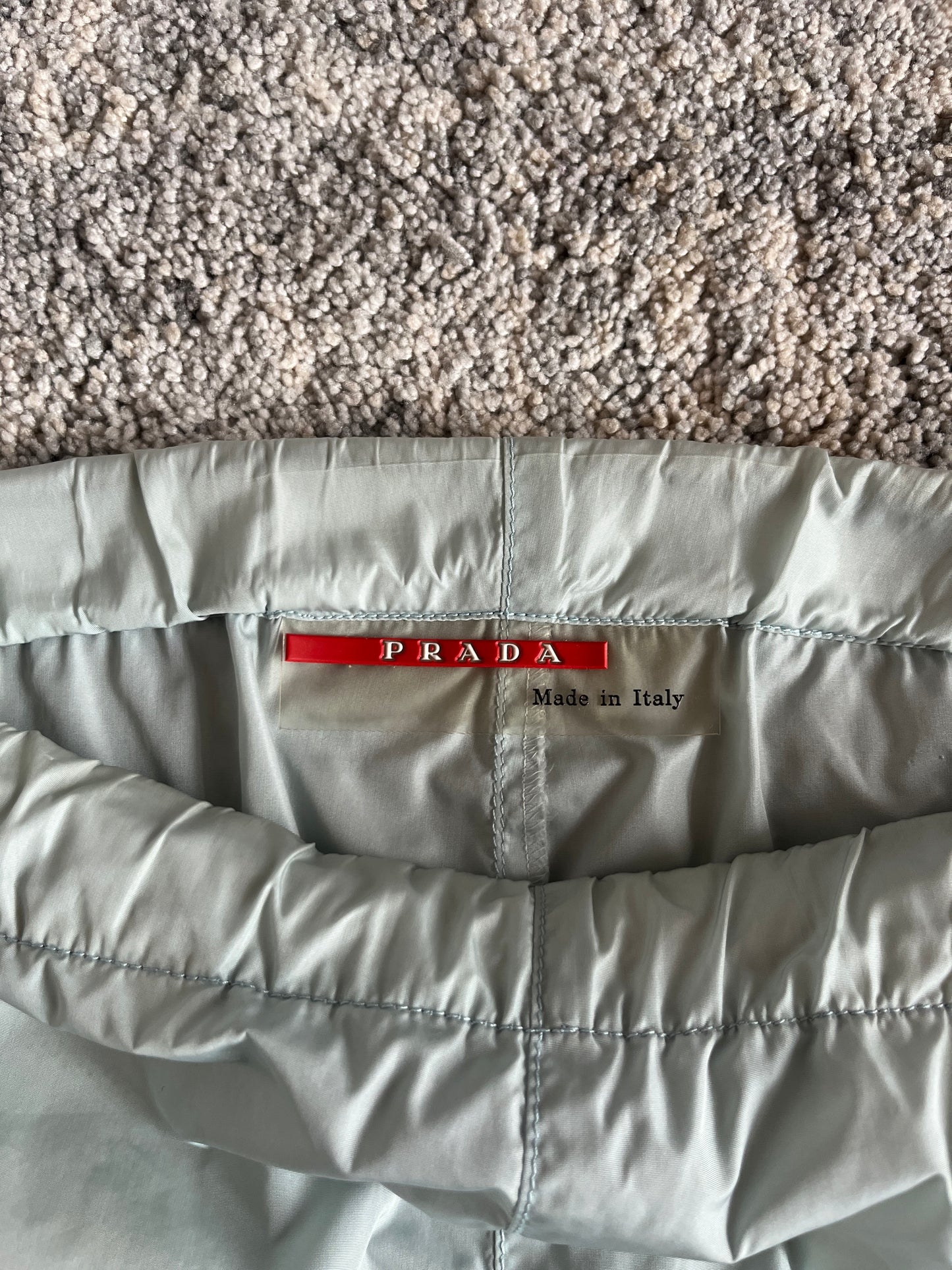 Prada 1999 nylon track pants