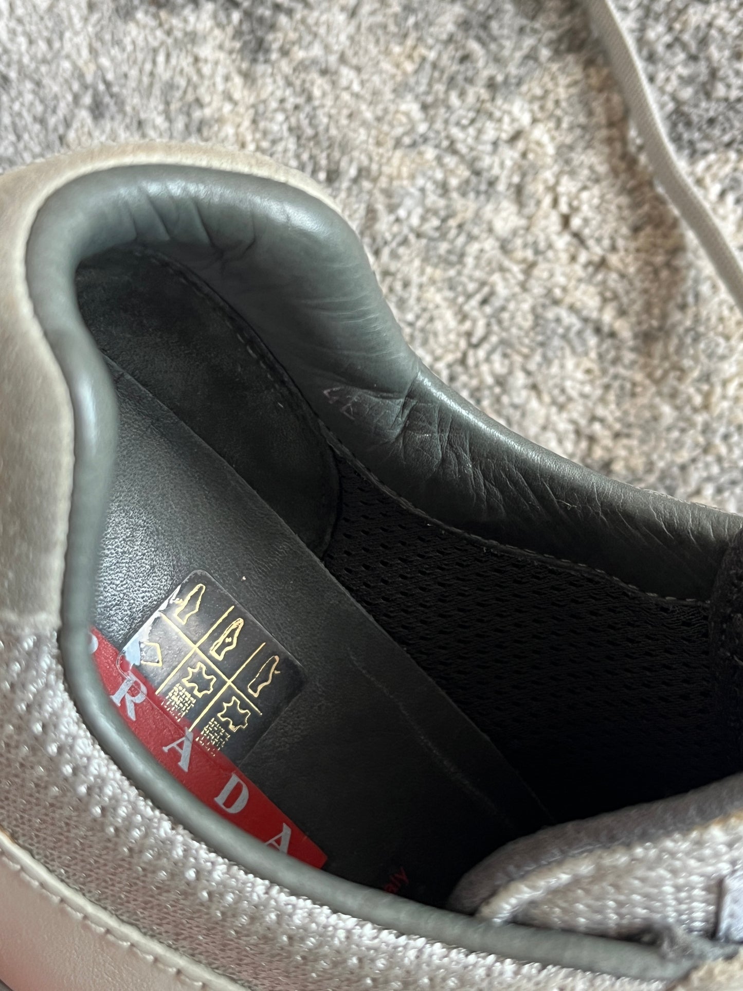 Prada 2000's soccer leather trainers