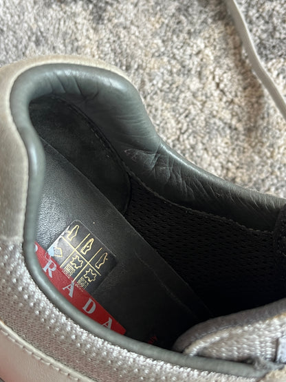 Prada 2000's soccer leather trainers