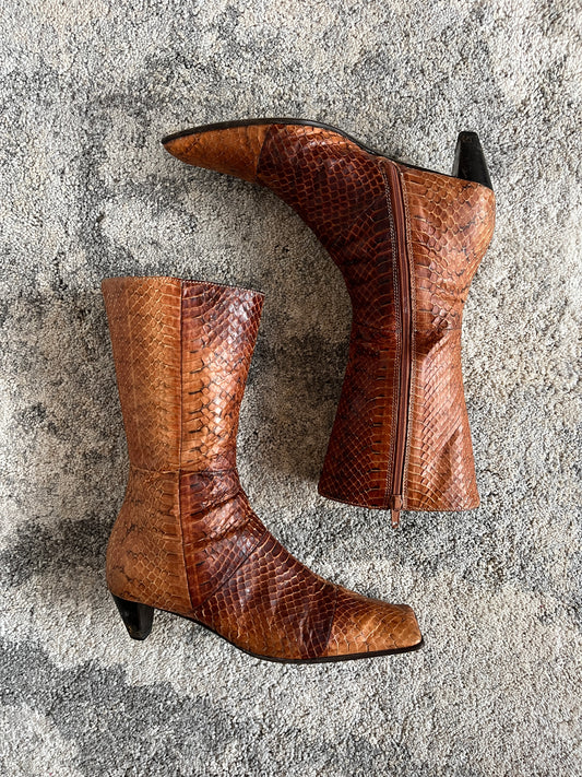 Miu Miu 2000's python boots