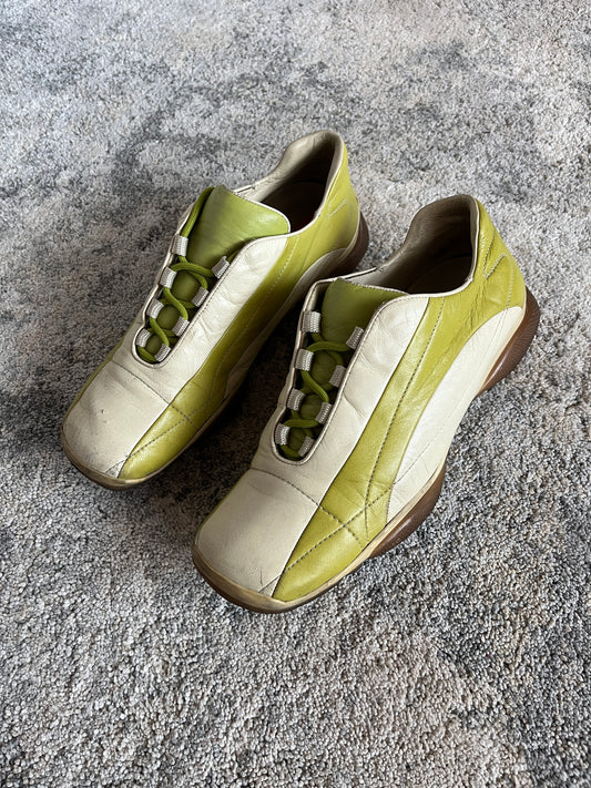 Prada SS2001 sport leather trainers