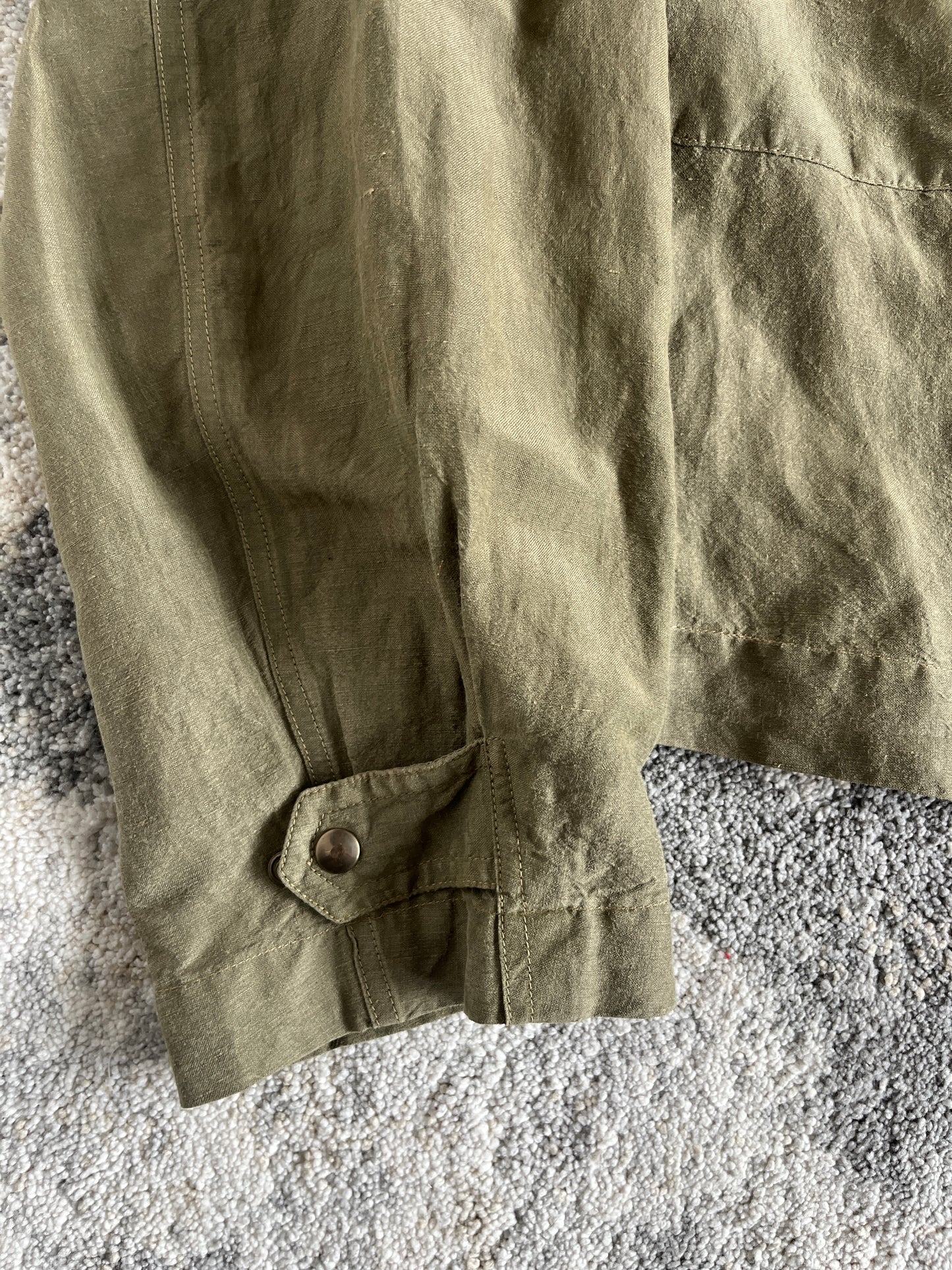 Miu Miu SS1994 silk & linen trucker jacket