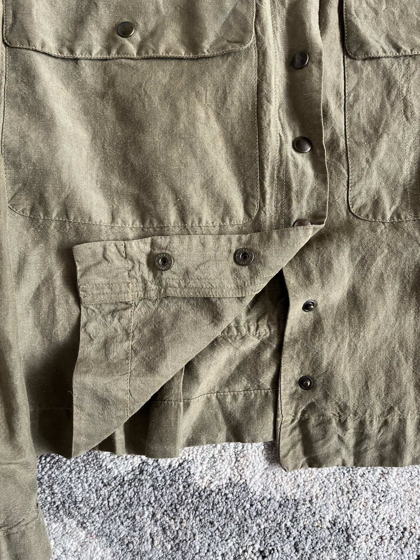Miu Miu SS1994 silk & linen trucker jacket