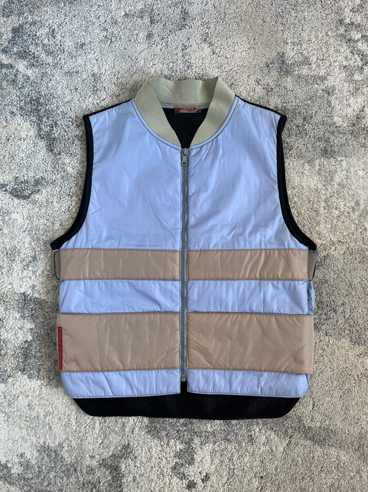 Prada SS2000 nylon & mesh vest
