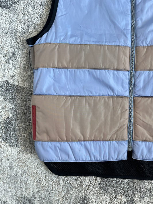 Prada SS2000 nylon & mesh vest
