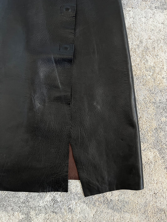 Jil Sander 2000's leather skirt