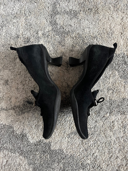 Prada FW1999 suede heels