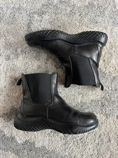 Prada FW1999 leather chelsea boots