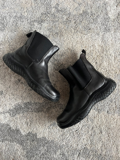 Prada FW1999 leather chelsea boots