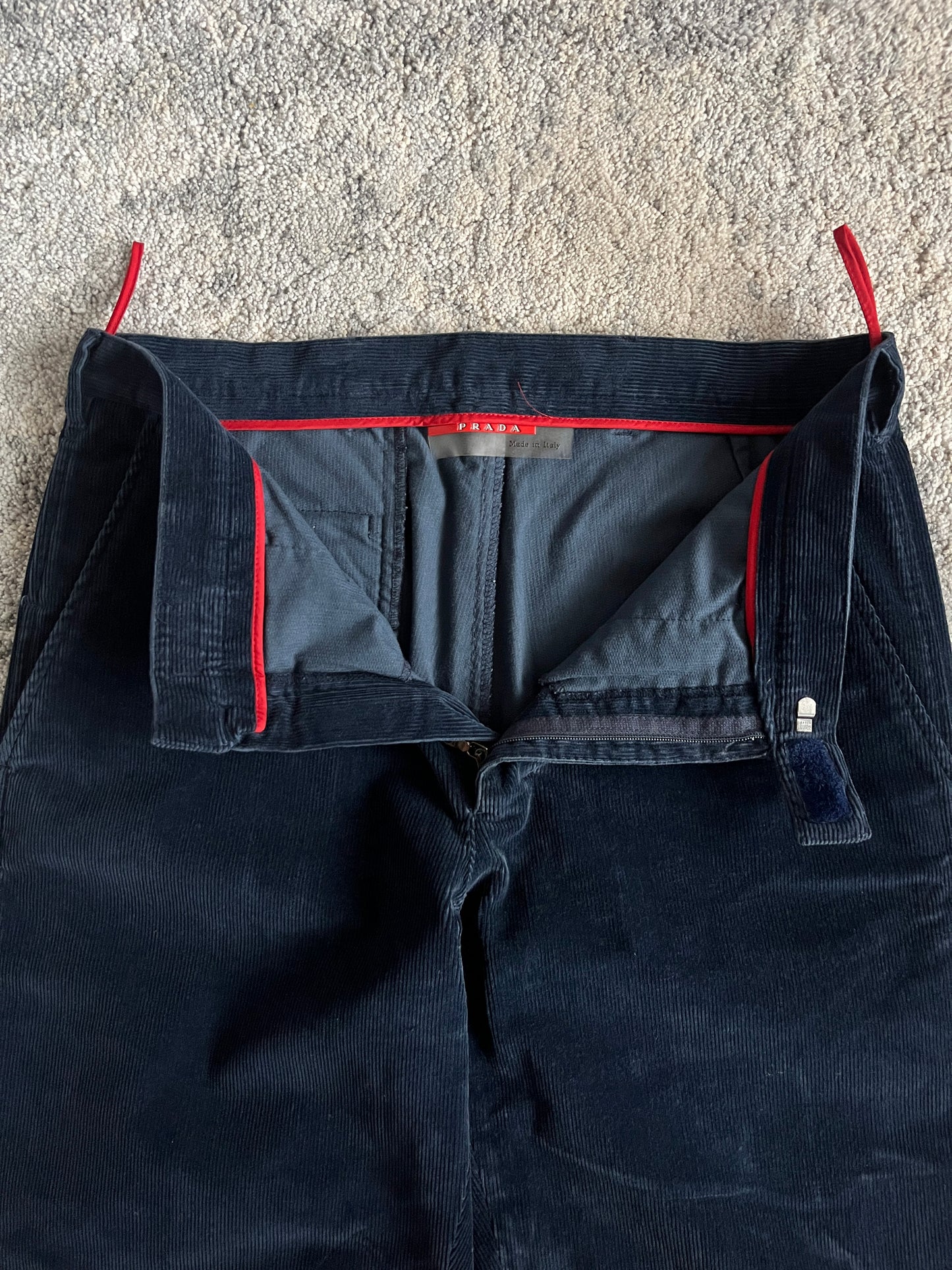 Prada 2000's corduroy pants