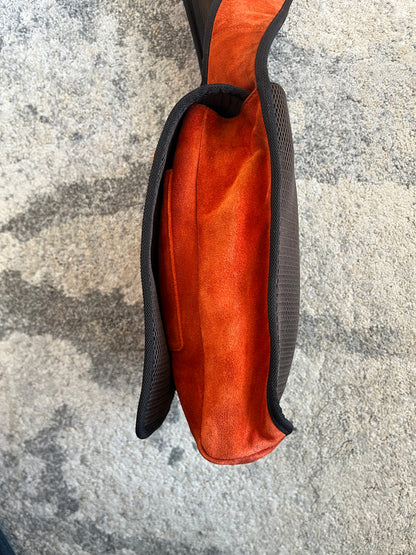 Miu Miu FW1999 suede & mesh bag