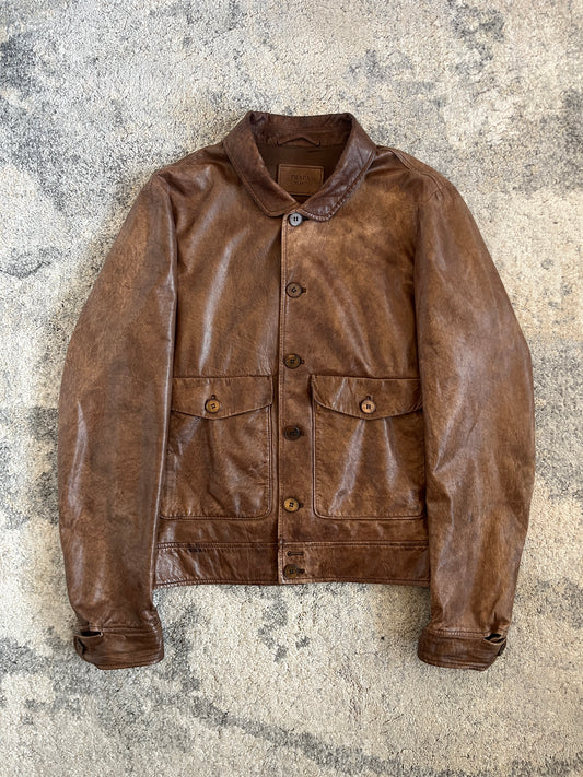 Prada 2010 soft leather jacket