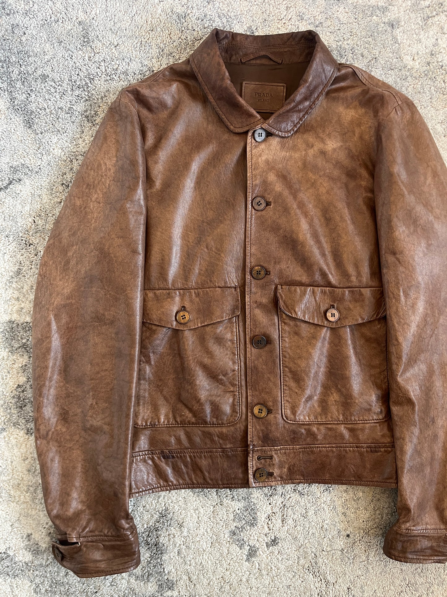 Prada 2010 soft leather jacket