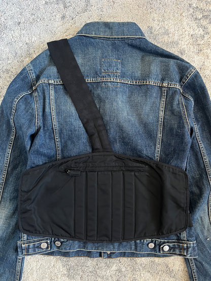 Prada FW1999 nylon chest rig bag