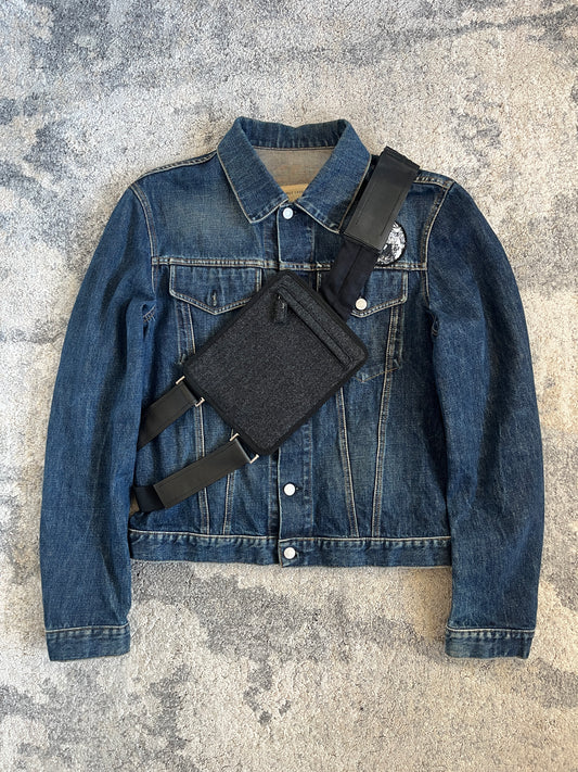 Prada FW1999 wool crossbody bag