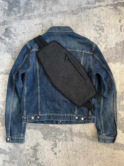 Prada FW1999 wool crossbody bag