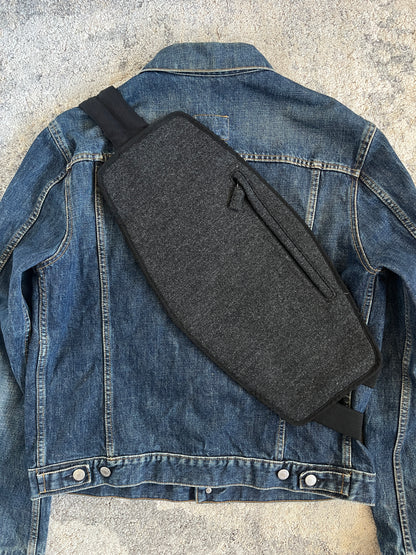 Prada FW1999 wool crossbody bag