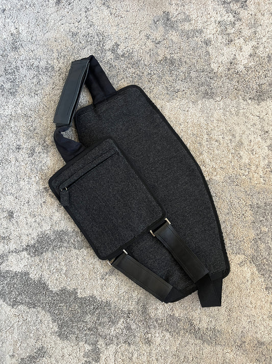 Prada FW1999 wool crossbody bag