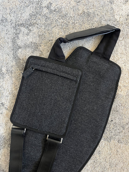 Prada FW1999 wool crossbody bag