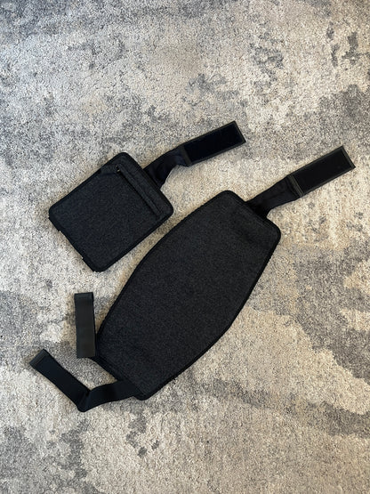 Prada FW1999 wool crossbody bag