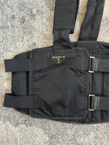 Prada FW1999 nylon chest rig bag
