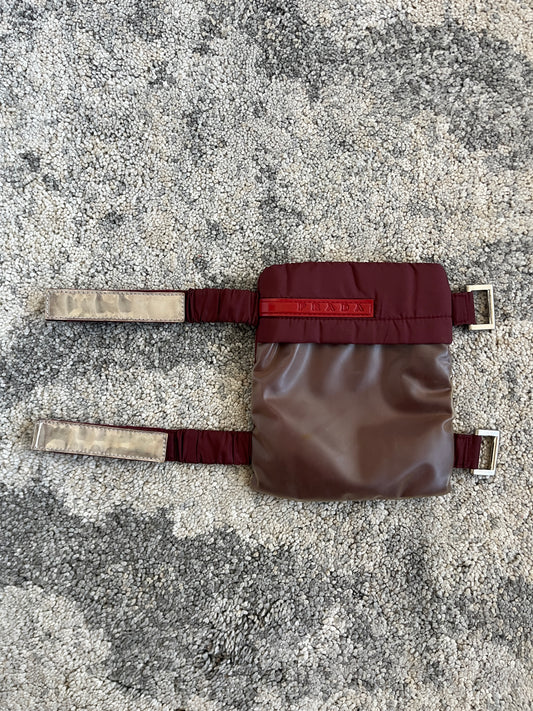 Prada SS1999 latex& nylon armband