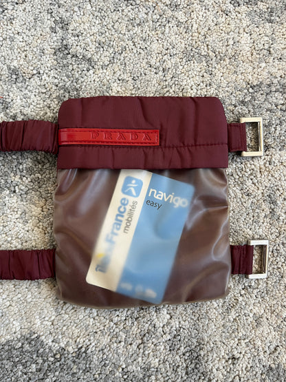 Prada SS1999 latex& nylon armband