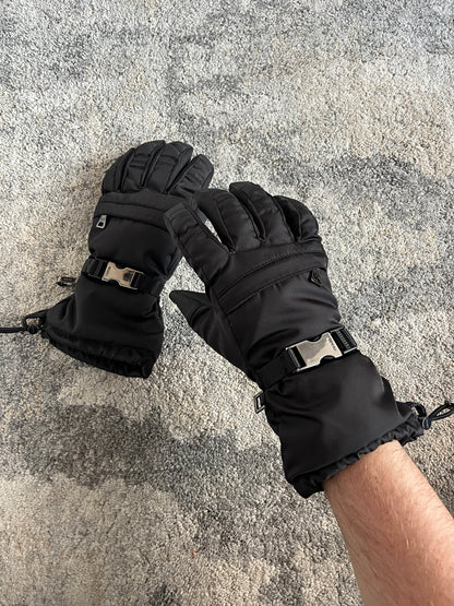 Prada 2000's nylon ski gloves