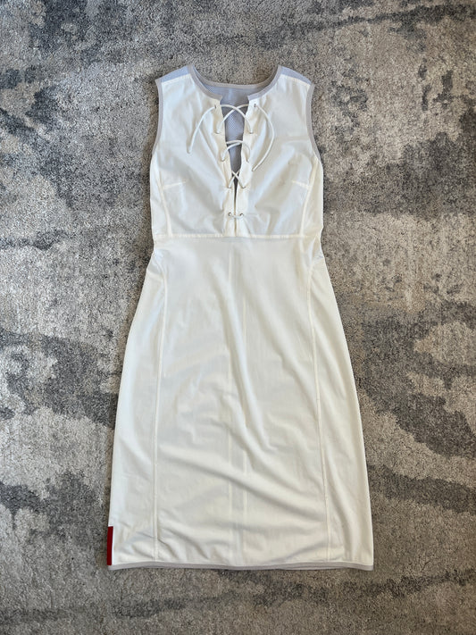 Prada SS1999 nylon & mesh dress