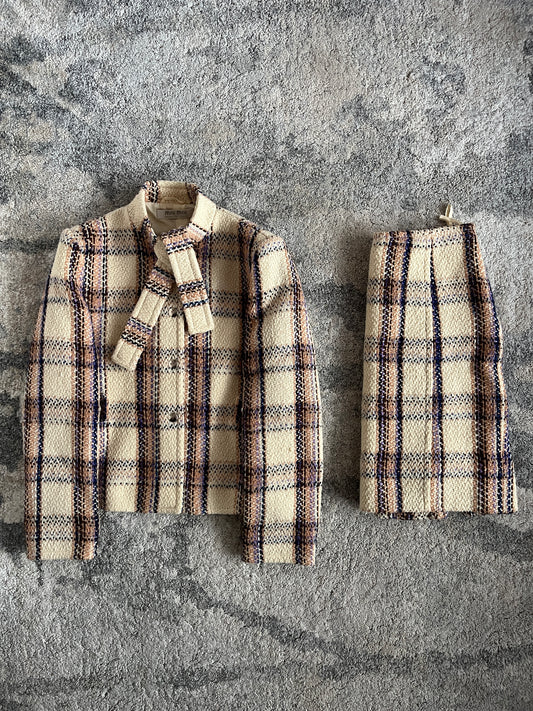 Miu Miu FW2000 tartan wool set