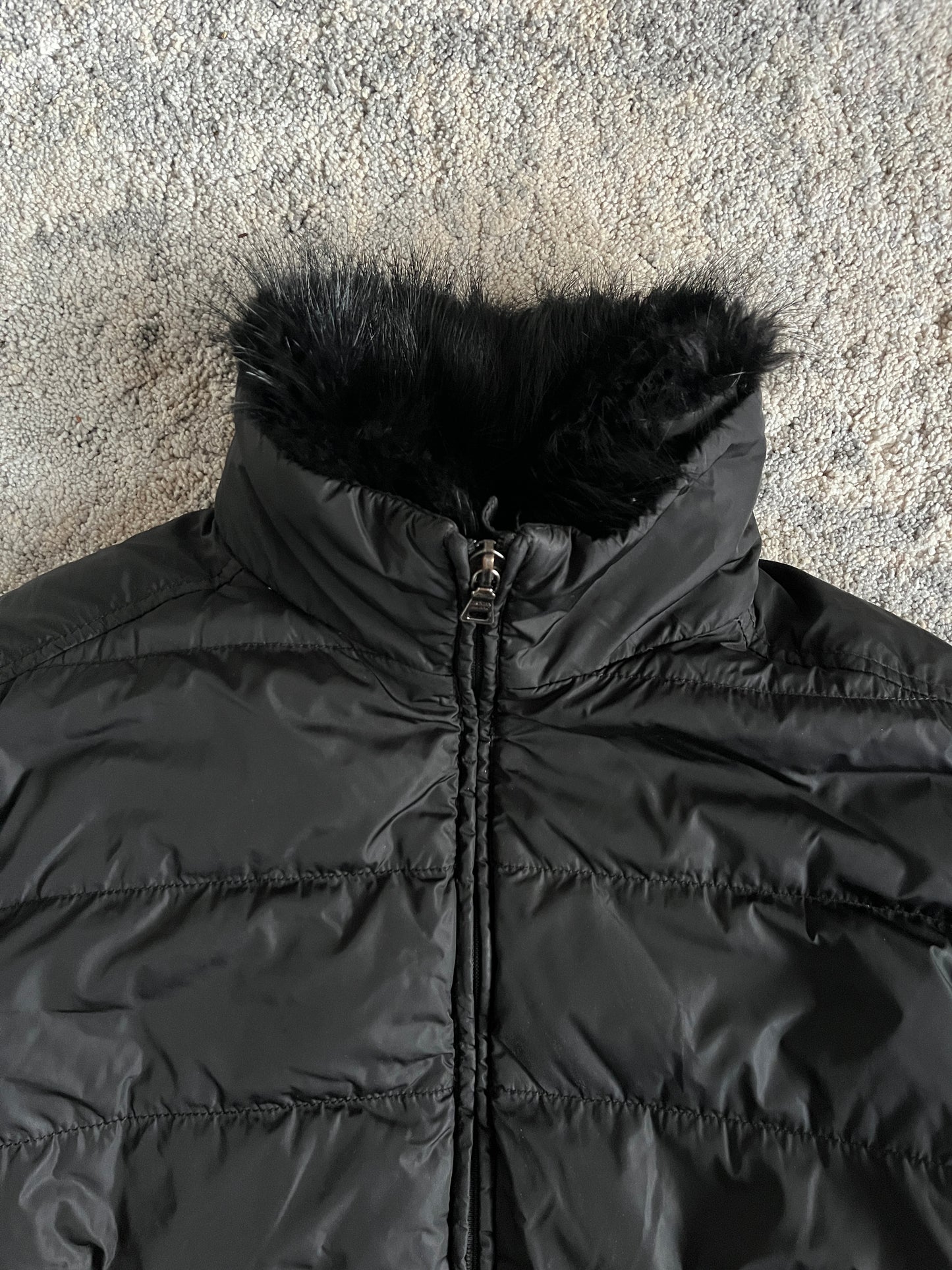 Prada 2000's nylon puffer long jacket