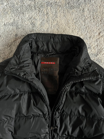 Prada 2000's nylon puffer long jacket